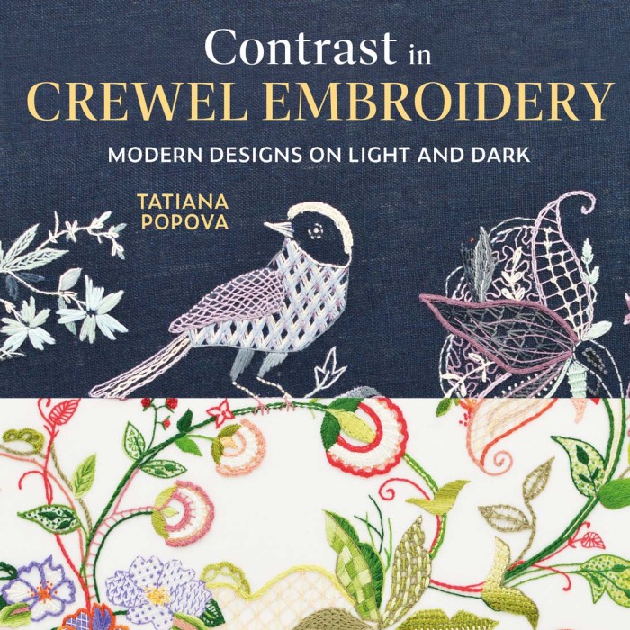 Contrast in Crewel Embroidery book