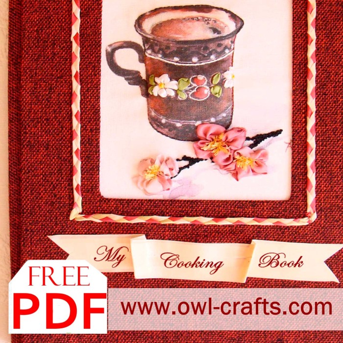 Cookbook - Free Ribbon Embroidery Design for Beginners - PDF
