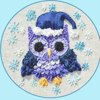 Ribbon Embroidery Kits – Owls