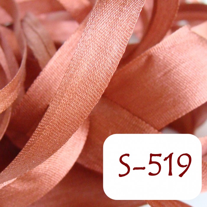 13 mm silk ribbon - S-519 Light Salmon