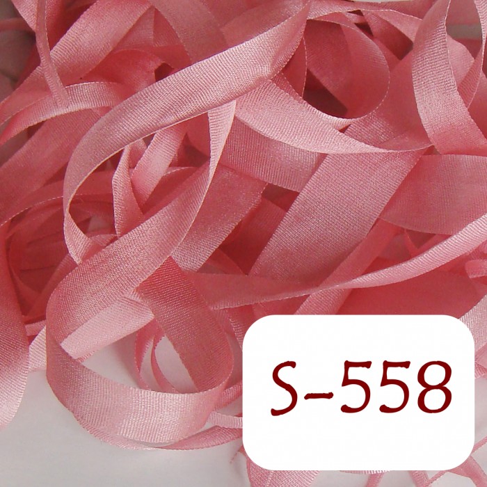4 mm silk ribbon - S-558 Pale Pink