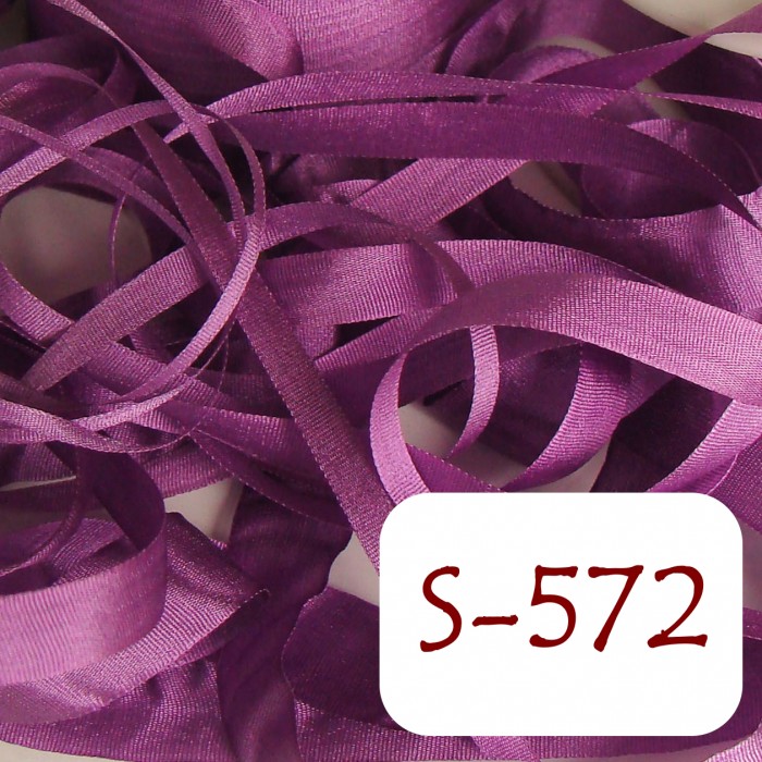 7 mm silk ribbon - S-572 Lilac