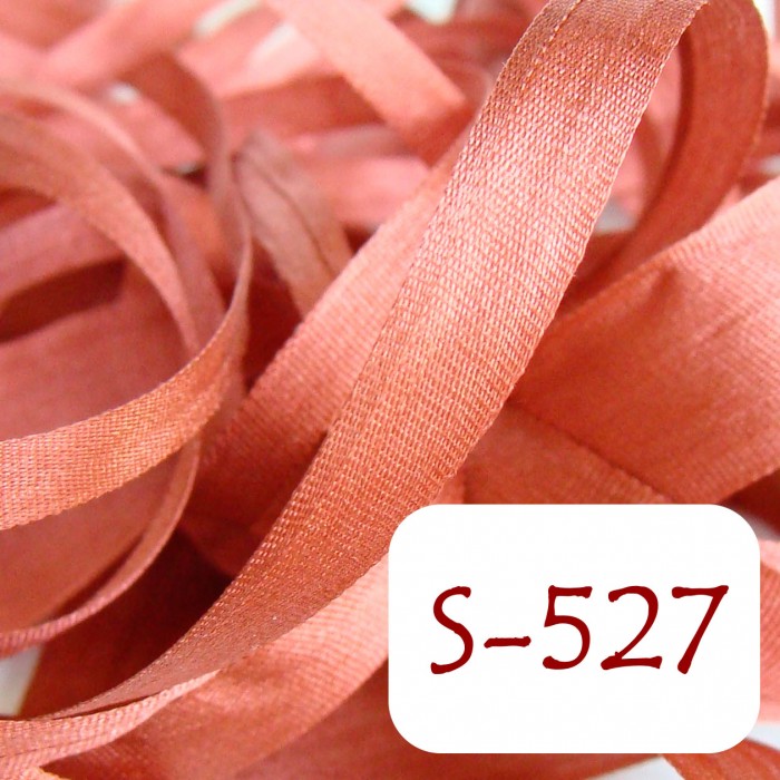 4 mm silk ribbon - S-527 Cherry Red
